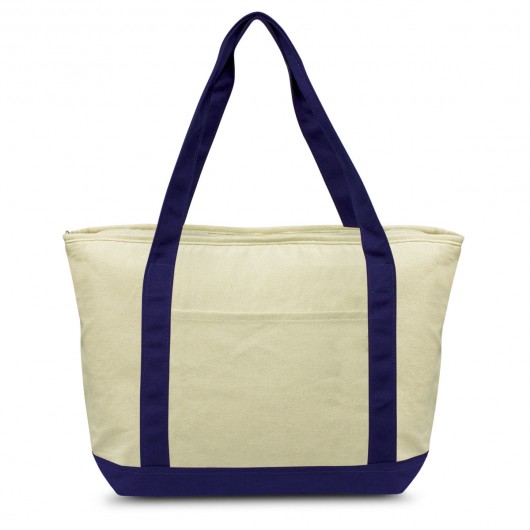 Navy Calico Cooler Bags